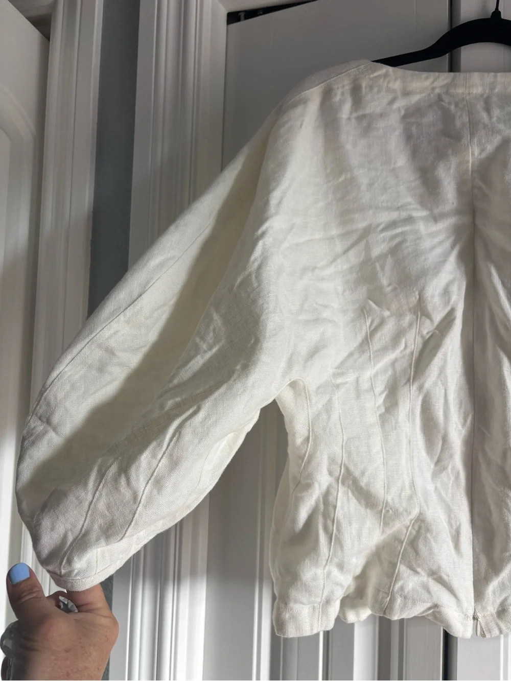 Faithfull White Linen Top